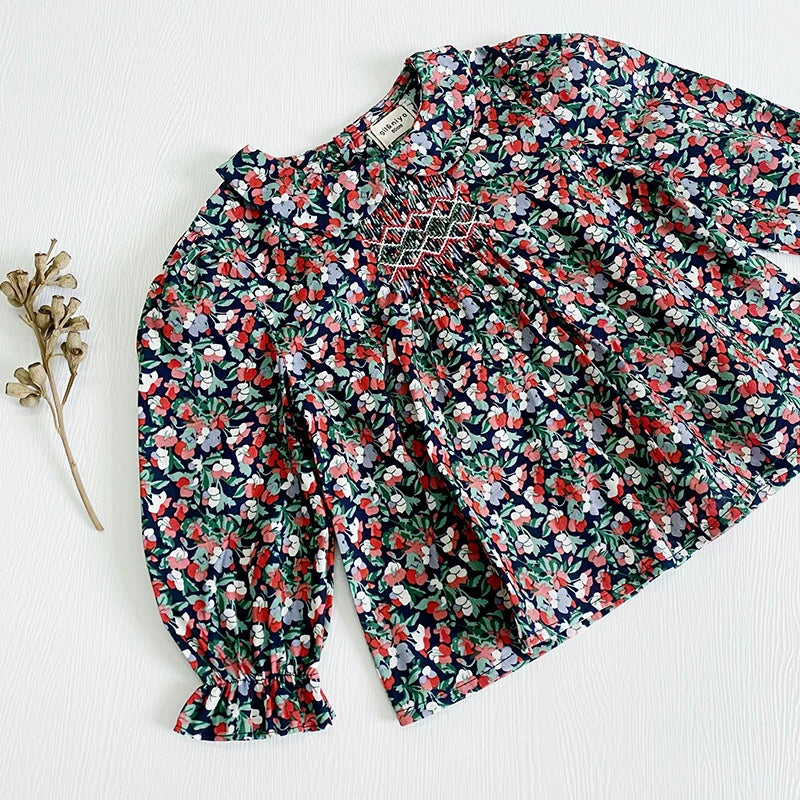 Floral Shirt For Girls long sleeve