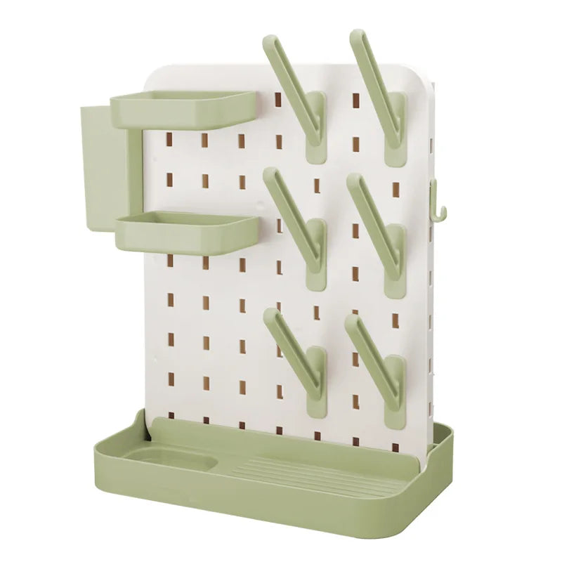 Baby Bottle Drying Rack Vertical Bottle Dryer Rack Holder Organizer Space Saving Standing Drying Rack for Baby Bottles and Cup