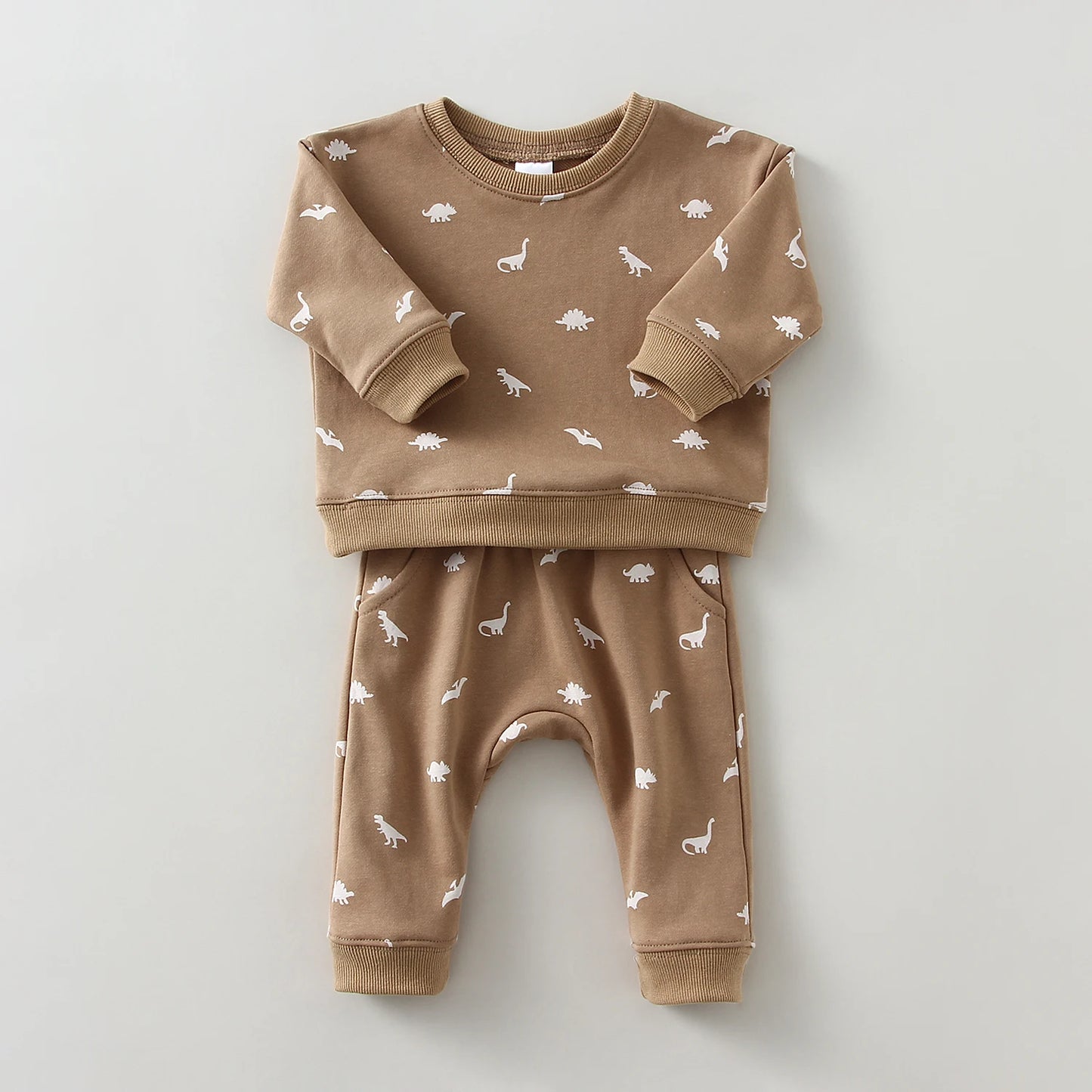 Baby Sweatshirt Tops + Pants Cotton
