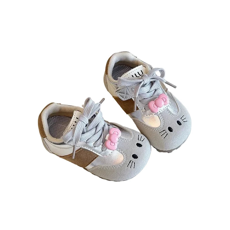 Baby Cute Cartoon Sneakers Girls Spring Sports Shoes Kids School Casual Shoes