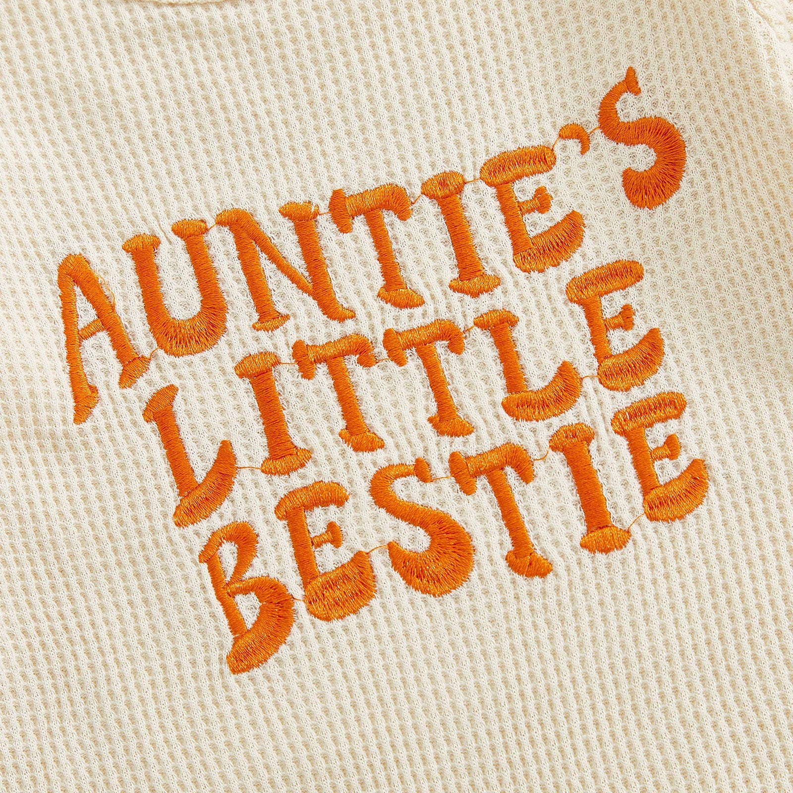 Auntie's Bestie Baby Romper - Unisex Ribbed Jumpsuit (0-18M)