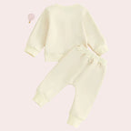 Baby Rainbow Sweater & Pants Set - Oversized Fall Winter Outfit (3M-3Y)
