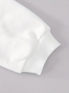 Set de bluză și pantaloni cargo pentru fete - ținută streetwear cu imprimeu de litere