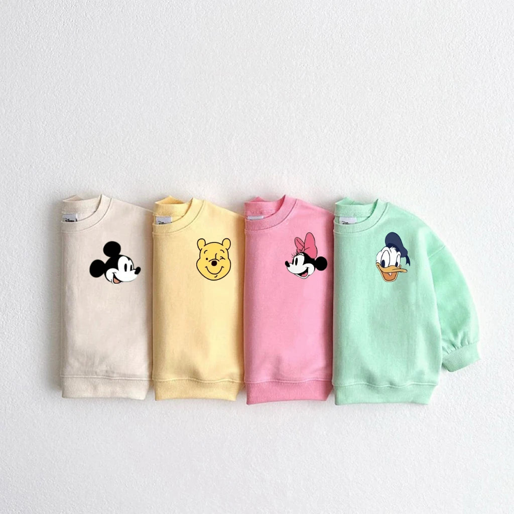 Cartoon Sweatshirts For Boys And Girls