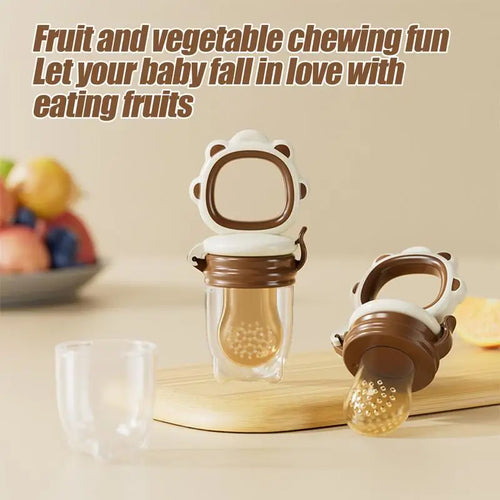 Baby Juice Extractor Pacifier cup Molars Baby feeding bottle Food Feeding Spoon Silicone Gum Fruit Vegetable Bite Eat Auxiliary