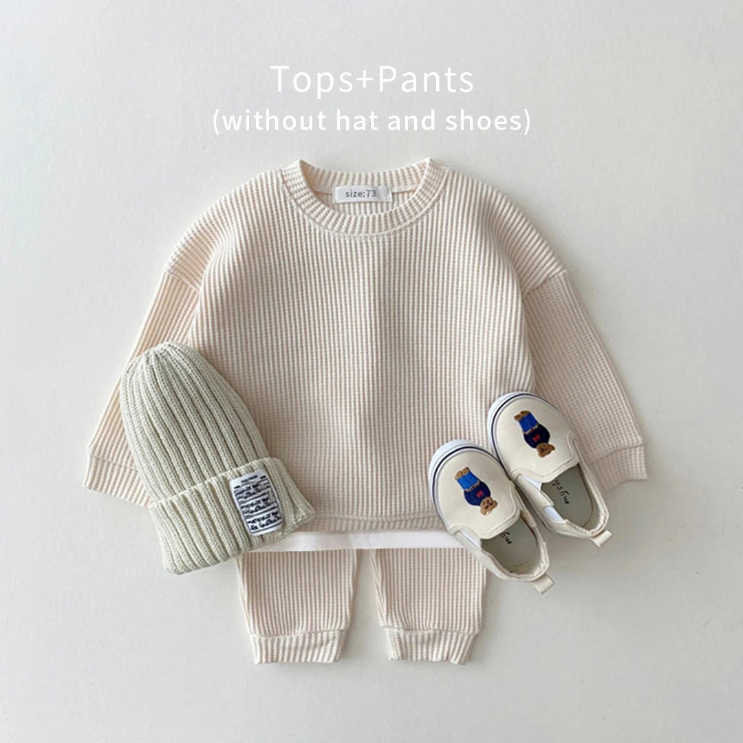 Baby Cotton Knit Clothing Set 2-Piece