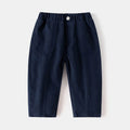Solid Color Casual Trousers - Kidnor