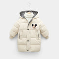 Girls Mickey Hooded Down Jacket - Kidnor