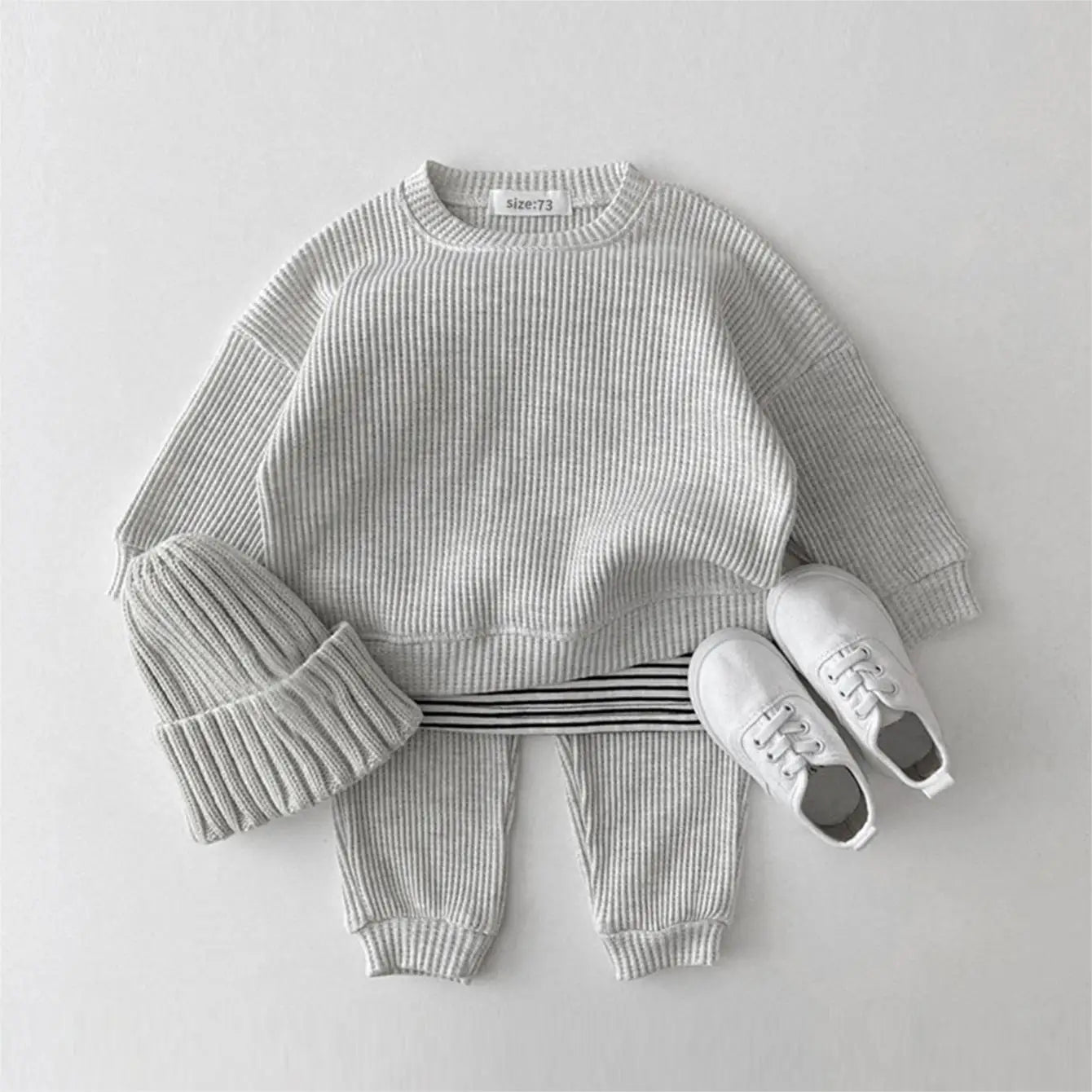 Baby Cotton Knit Clothing Set 2-Piece
