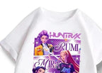 Kpop Demon Hunters Mädchen T-Shirt & Rock Set - Kawaii Cartoon Sommer Outfit