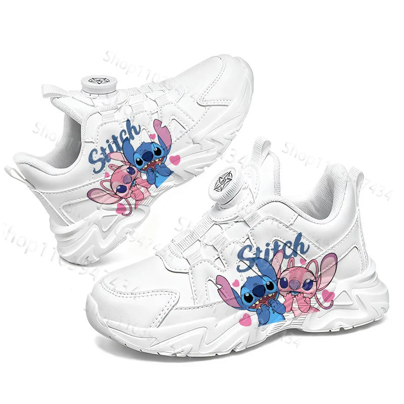 Kids Stitch Cartoon Print Sneakers - Kidnor
