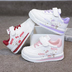 Kids Hello Kitty Sneakers - PU Leather Anti-Slip Shoes (Size 26-37)