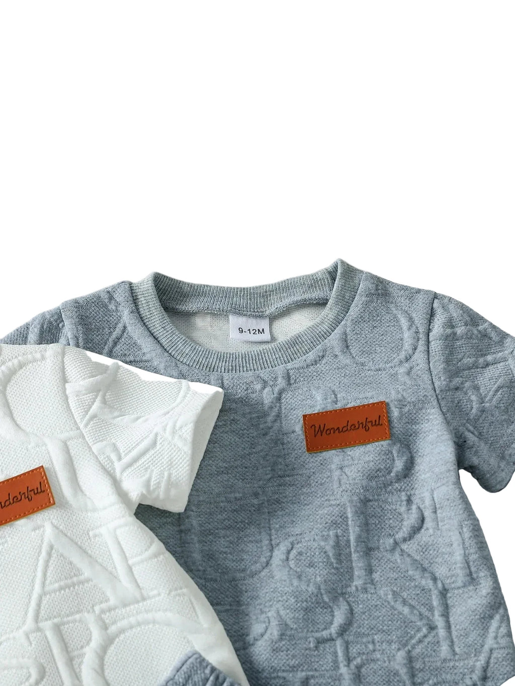 Baby Boys' 6-Piece Summer Set - Solid Color T-Shirts & Shorts Ages 1-3
