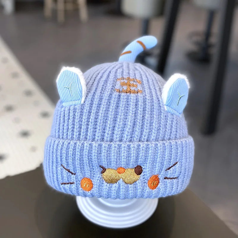 Baby Knit Beanie with Ear Flaps