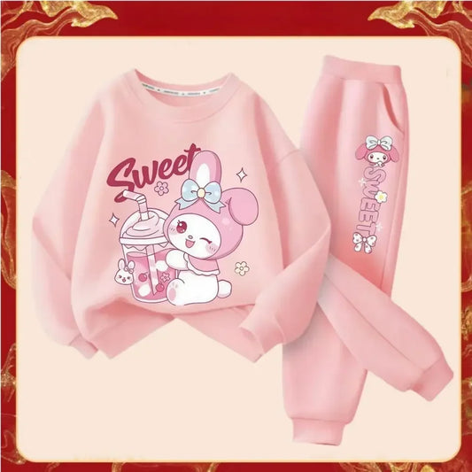 Sanrio Girl's Set Cartoon My Melody Printed  2Pcs