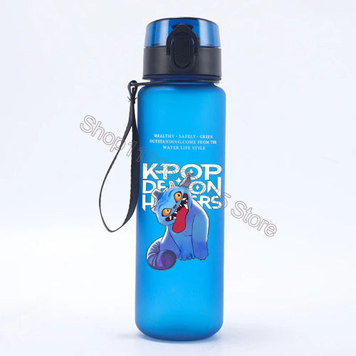 K Pop Demon Hunters Water Bottle Girls Summer Sports Large Capacity