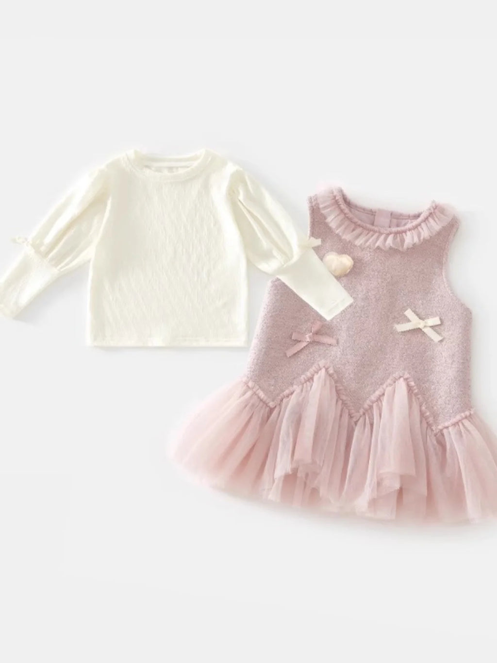Girls' Princess Birthday Dress - Sweet Spring Autumn Party Outfit
