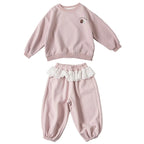 Kídnor Girls' Sporty Cartoon Knit Set, Ages 7-13 - Kidnor