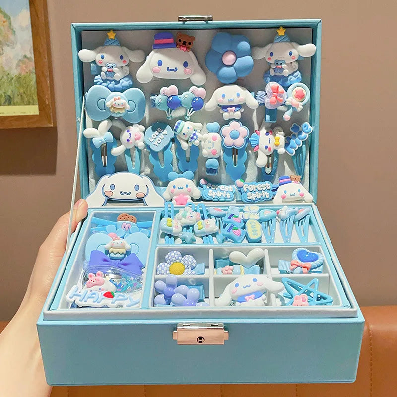 Sanrio Children's Hair Accessories Set Jewelry Box