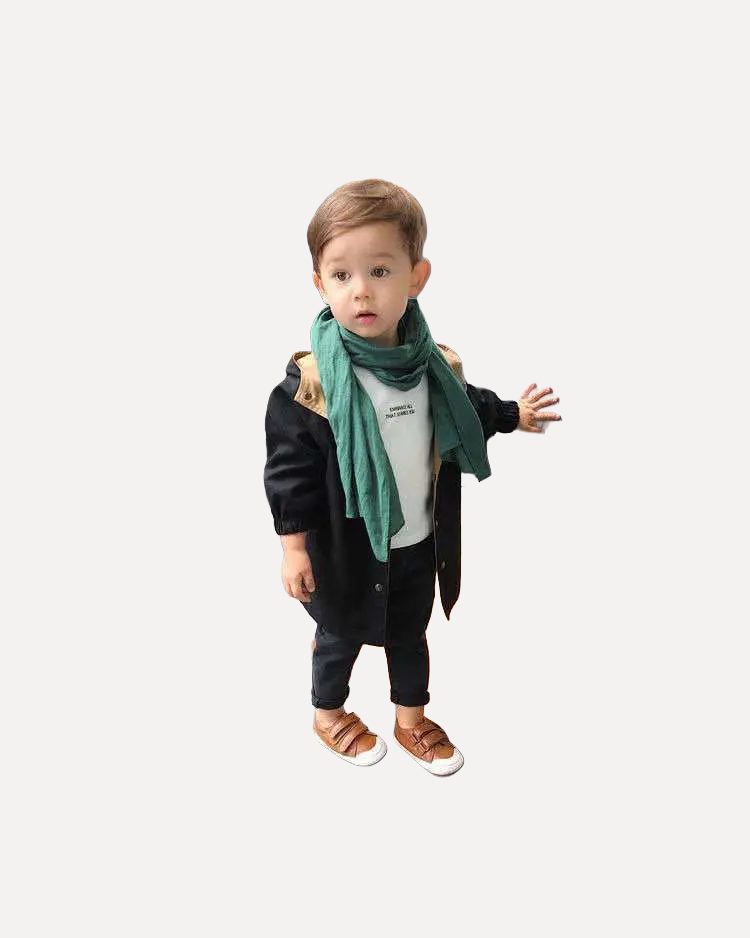 Double-Faced Windbreaker Trench Coat - Kidnor