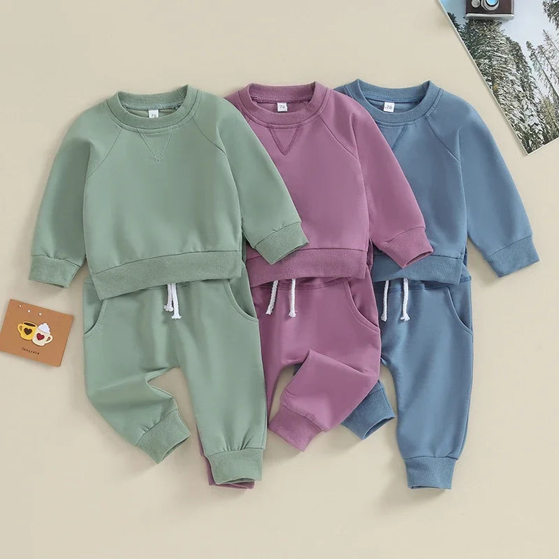 0-36months Baby Clothes Sets Pullover-Pants for Boys And Girls