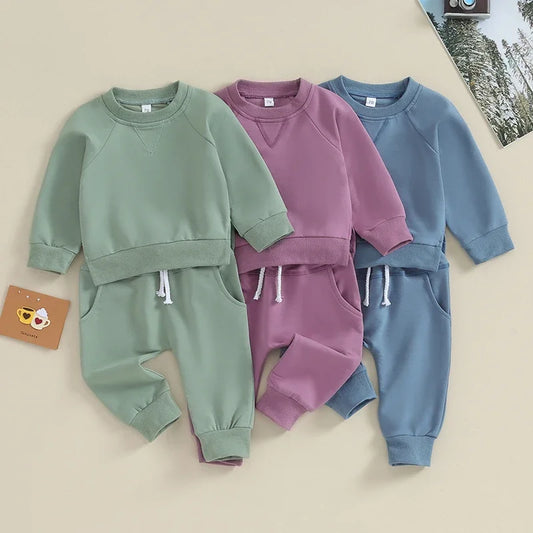 0-36months Baby Clothes Sets Pullover-Pants for Boys And Girls