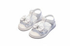 Girls' Princess Beach Sandals - Bow Diamond Soft Sole Summer Shoes