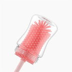 Pacifier Bottle Brush Set Safe Soft Silicone Pacifier Cup Nipple Cleaning Brushes Baby Feeding Accessories