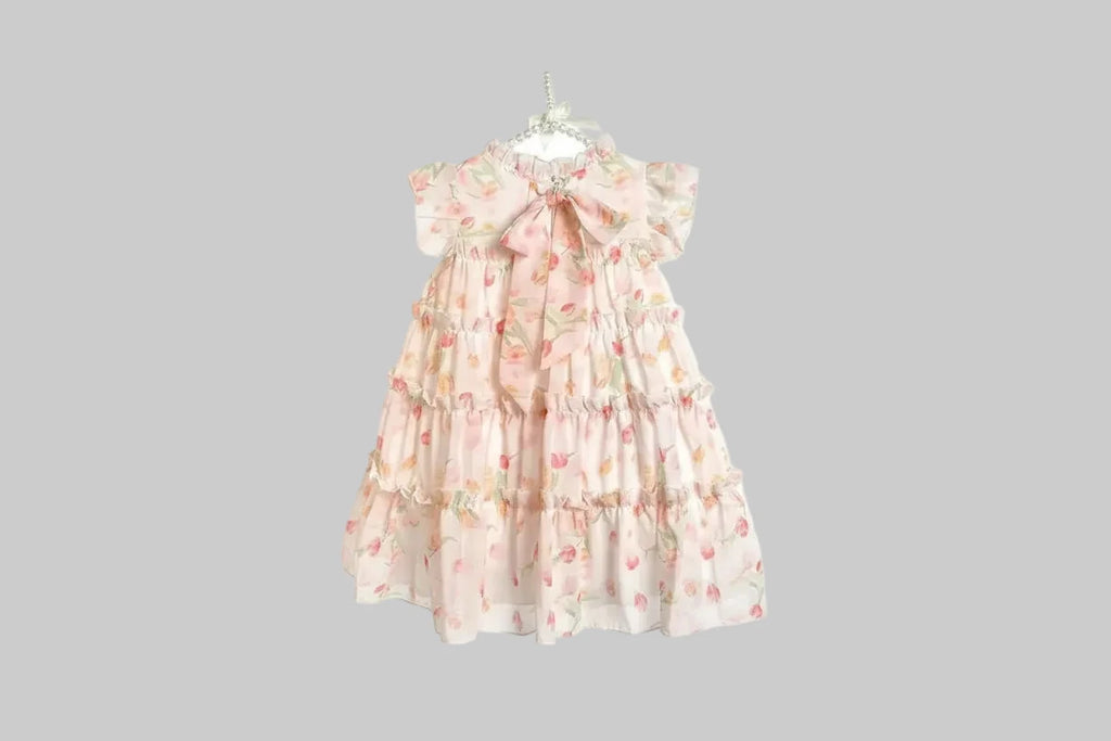 Girls Floral Princess Dress - Kidnor