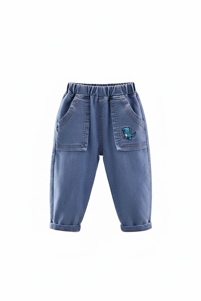 Kids' Distressed Denim Jeans - Fashion Holes Casual Pants Ages 0-5