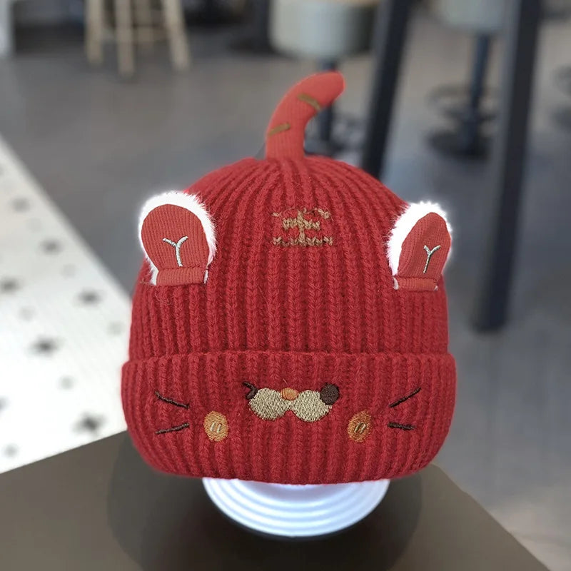 Baby Knit Beanie with Ear Flaps