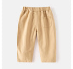 Solid Color Casual Trousers - Kidnor