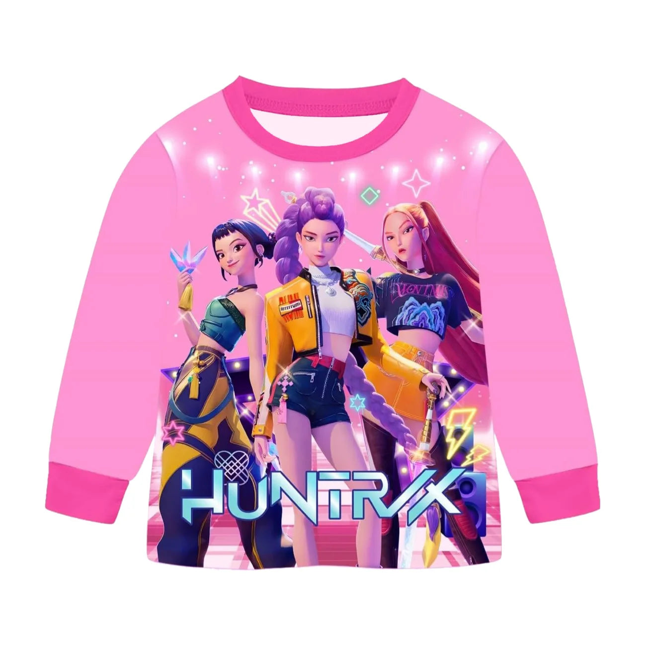 Anime Kpop Demon Hunters Zoey Costume Autumn Pajamas