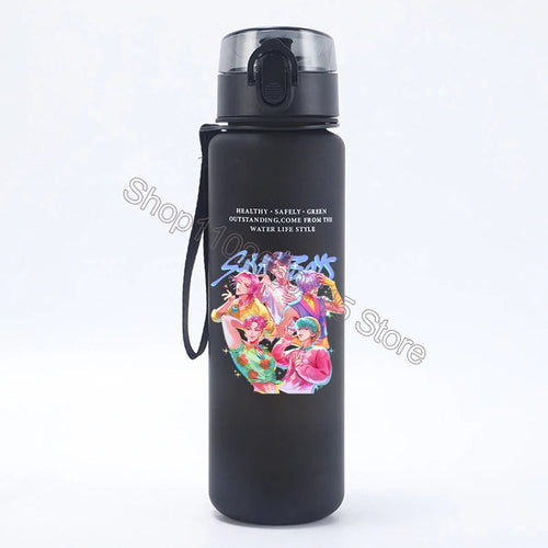K Pop Demon Hunters Water Bottle Girls Summer Sports Large Capacity