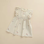 Summer Sleeveless Embroidery Dress - Kidnor