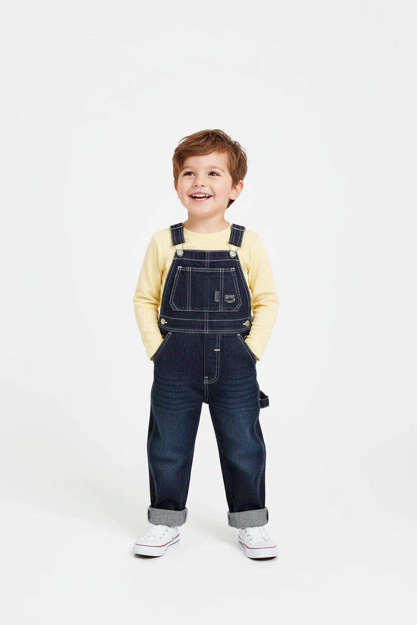Jeans-Overall für Jungen – Latzhose mit Hosenträgern für Kinder