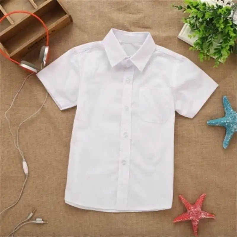 Childrens’ White Lace Cotton Blouse – Long Sleeve