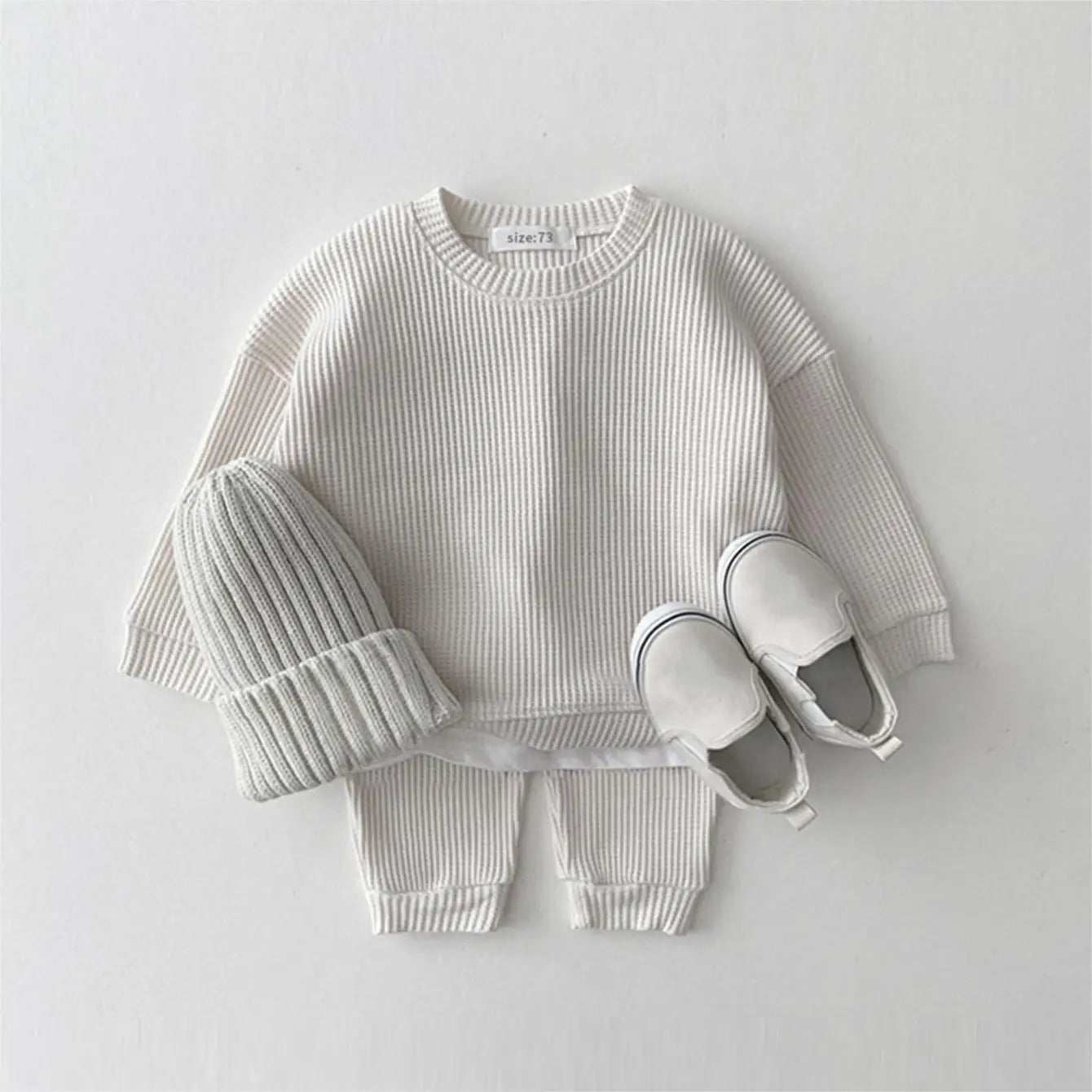 Baby Cotton Knit Clothing Set 2-Piece