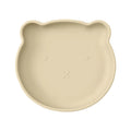 Mamaplan BPA Free Baby Silicone Dining Plate Suction Cartoon Bear Dishes Plate Toddler Feeding Sucker Bowl Training Tableware