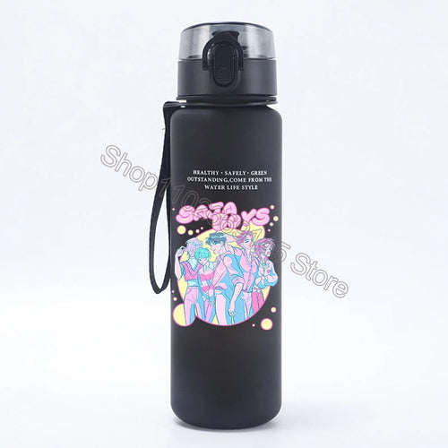 K Pop Demon Hunters Water Bottle Girls Summer Sports Large Capacity