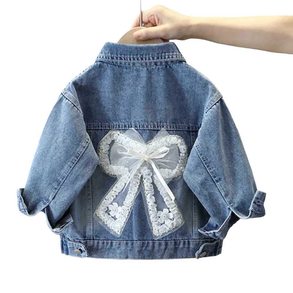 Girls Denim Jackets With Pockets - Kidnor