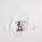 Kids' Mickey Mouse Long Sleeve Shirt - Disney Character Tee Ages 1-7