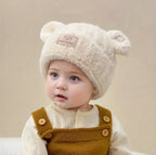 Winter Baby Hat with Bear Ears – Plush, Cozy & Lightweight - Kidnor