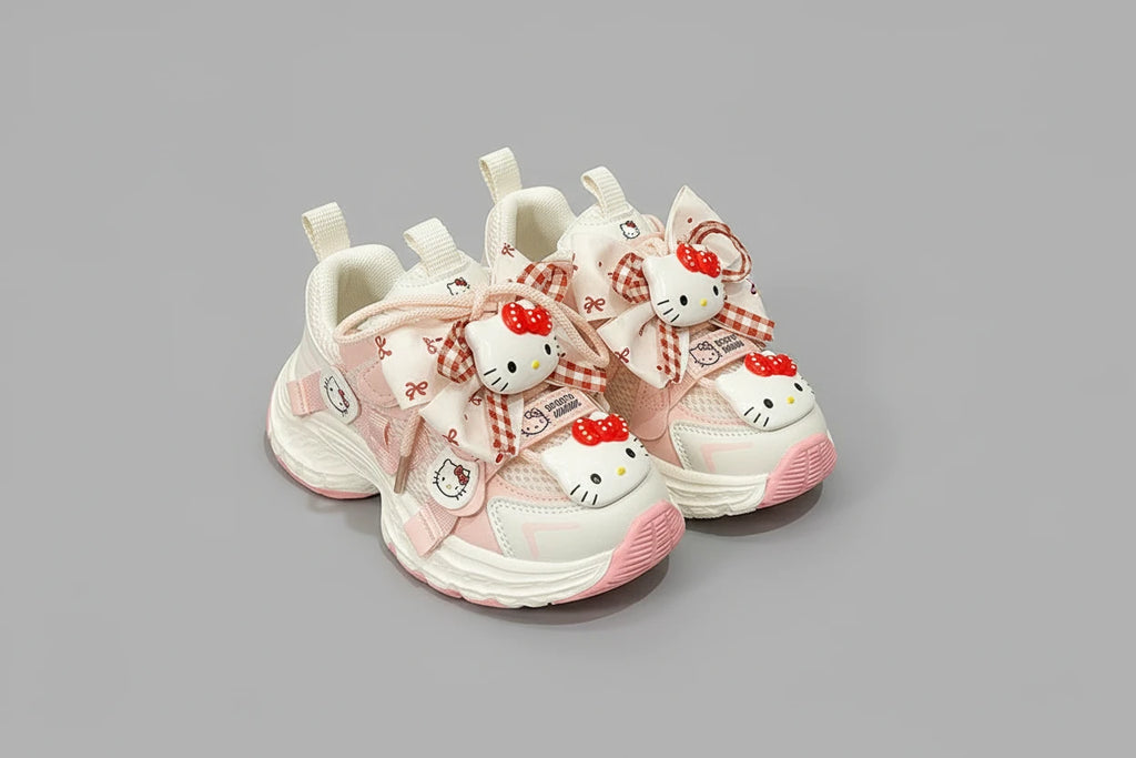 Hello Kitty Casual Sneakers - Soft Anti-Slip Shoes for Girls