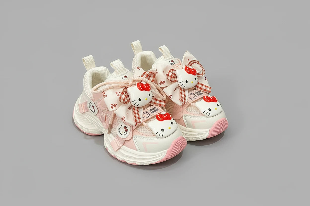 Hello Kitty Casual Sneakers - Soft Anti-Slip Shoes for Girls