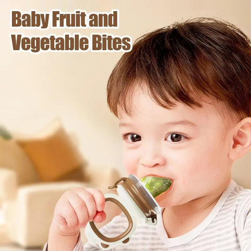 Baby Juice Extractor Pacifier cup Molars Baby feeding bottle Food Feeding Spoon Silicone Gum Fruit Vegetable Bite Eat Auxiliary