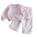 Girls' Sweater & Pants Set - 2-Piece Spring Autumn Outfit Ages 1-7