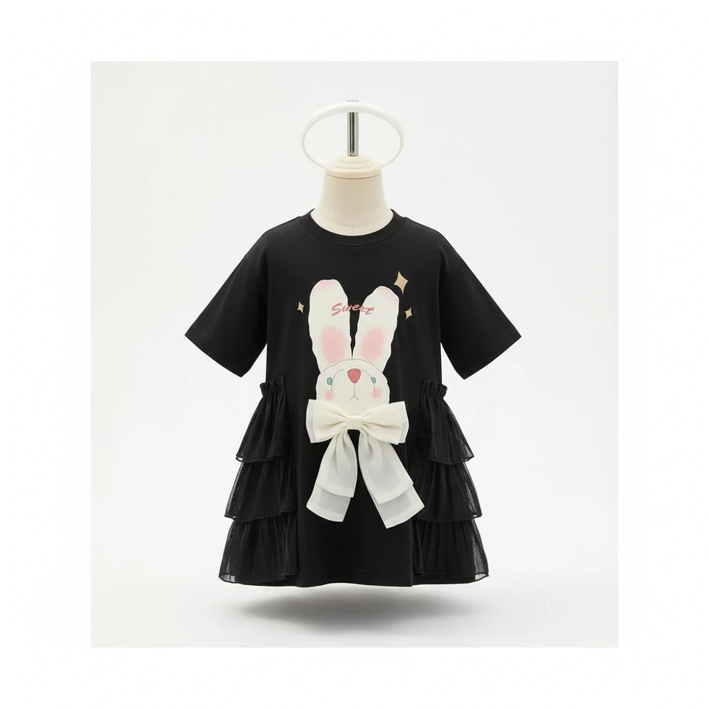 Summer Bow Cartoon Princess Dress