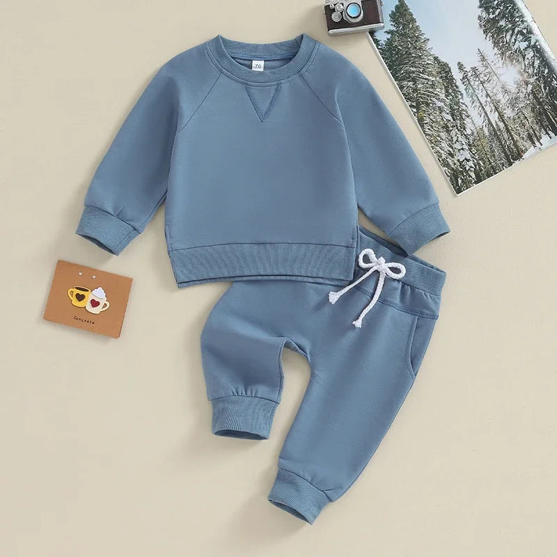 0-36months Baby Clothes Sets Pullover-Pants for Boys And Girls
