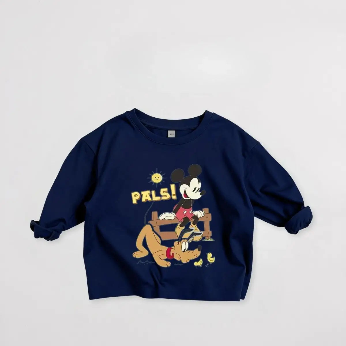 Kids' Mickey Mouse Long Sleeve Shirt - Disney Character Tee Ages 1-7